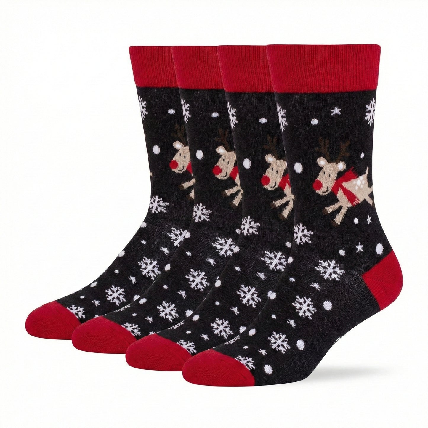 Ugly Christmas Socken "Rentier Snowflake" Bio Baumwolle