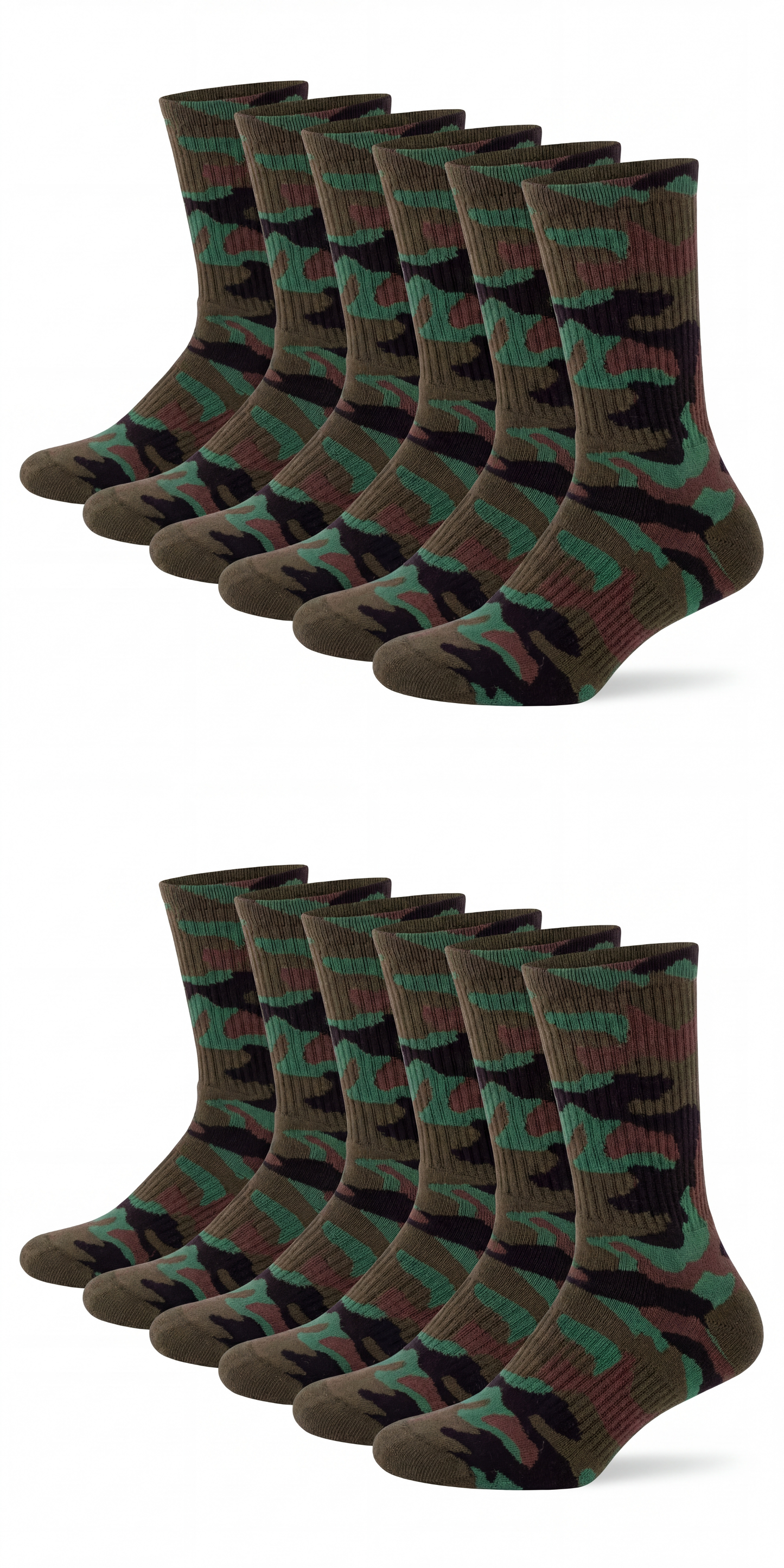 Camouflage Jagdsocke Bio-Baumwolle