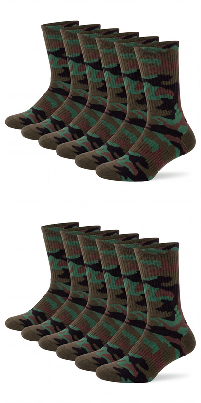 Camouflage Jagdsocke Bio-Baumwolle