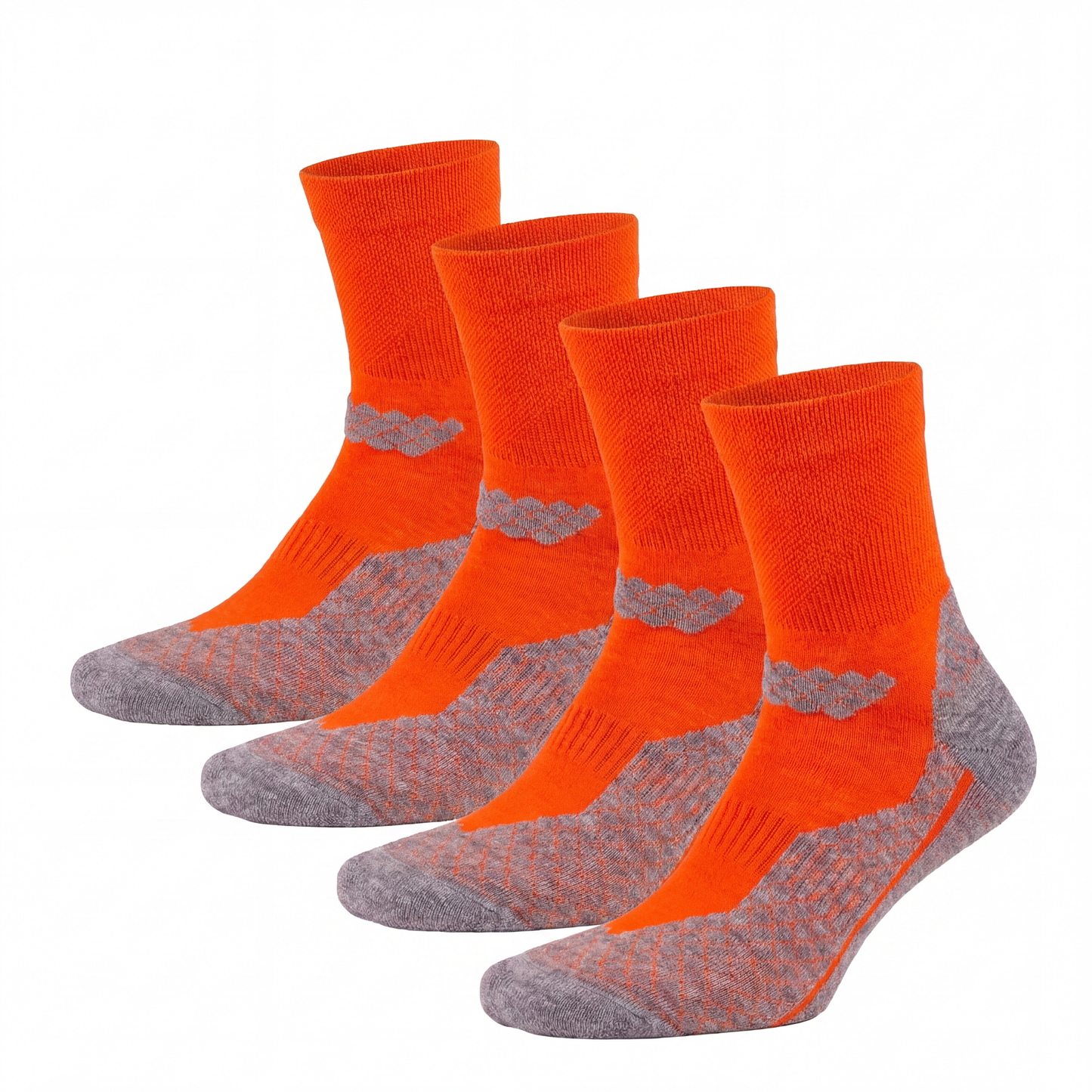 Bunte Trekking Socken kurz All Season Merino