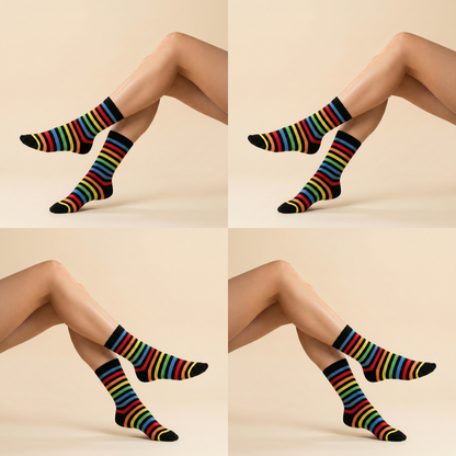 Multicolor Socken Bio Baumwolle