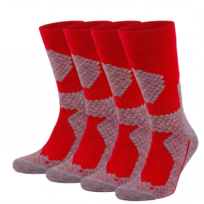 Bunte Trekking Socken All Season lang Merino