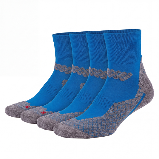 Bunte Trekking Socken kurz All Season Merino