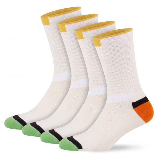 Sportsocke 3 farbig Bio-Baumwolle