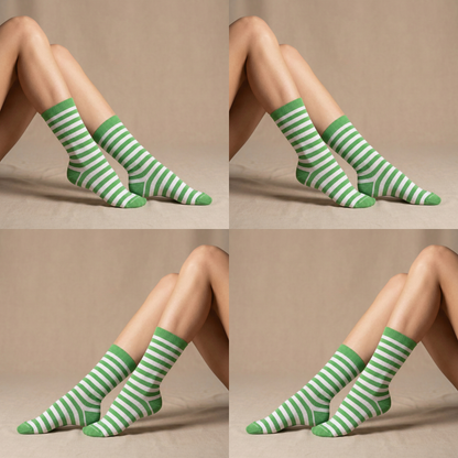 Bunte Ringelsocken 10 Farben Bio Baumwolle