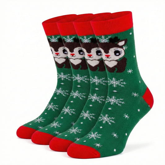 Ugly Christmas Socken "Rentier" Bio Baumwolle