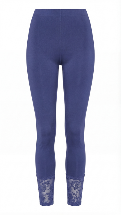 Damen Fashion Feinstrumpf-Legging Flower