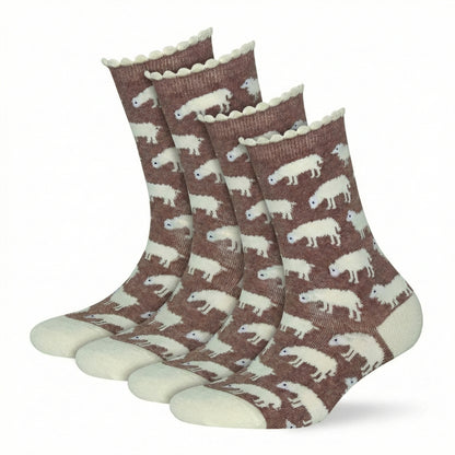 Motivsocken Schafe Bio Baumwolle