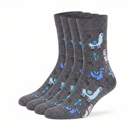 Motivsocken Lamas Bio Baumwolle