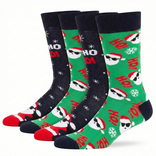 Ugly Christmas Socken "Santa Mix" Bio Baumwolle