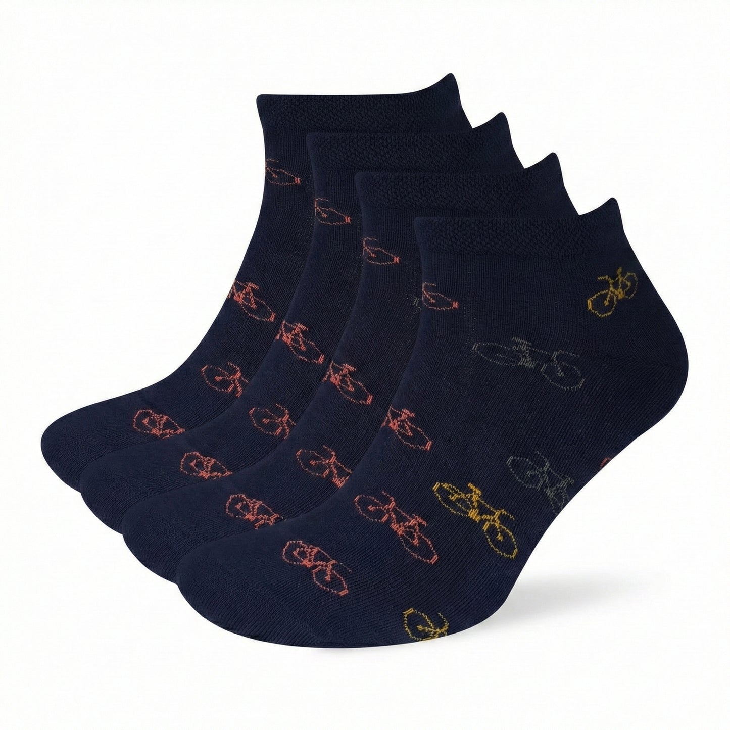 Sneaker colorful bikes 2er Pack Bio Baumwolle