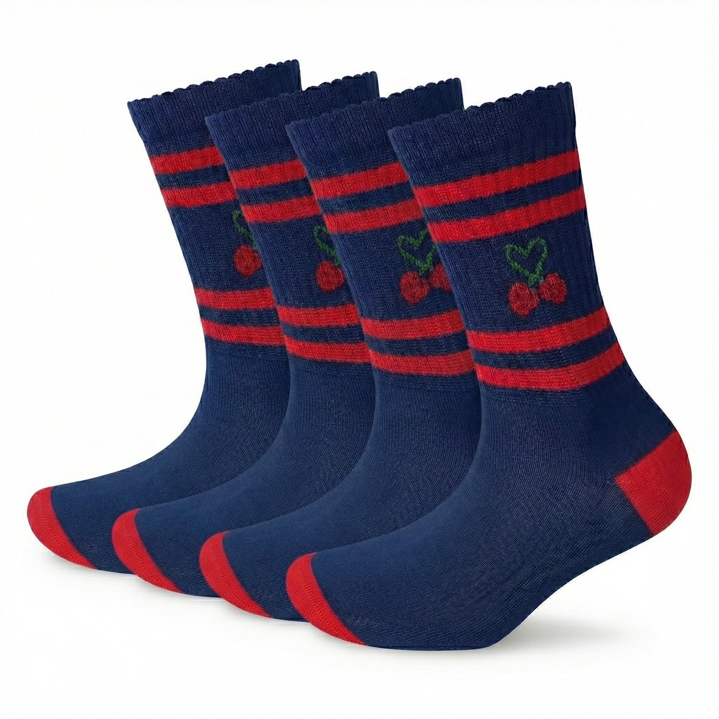 Motivsocken Cherry