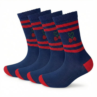 Motivsocken Cherry