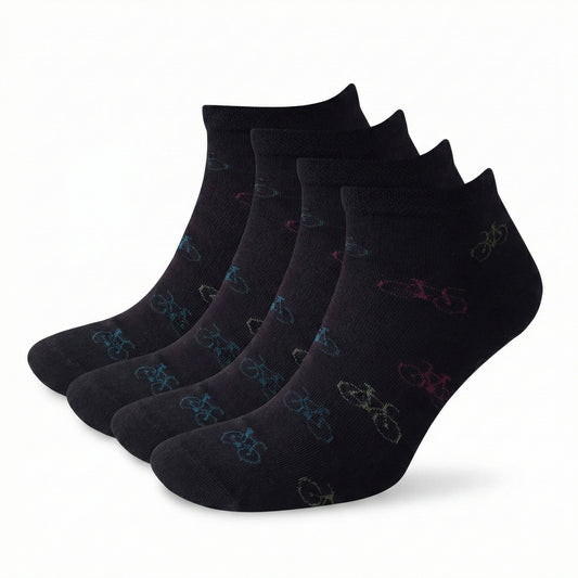 Sneaker colorful bikes 2er Pack Bio Baumwolle