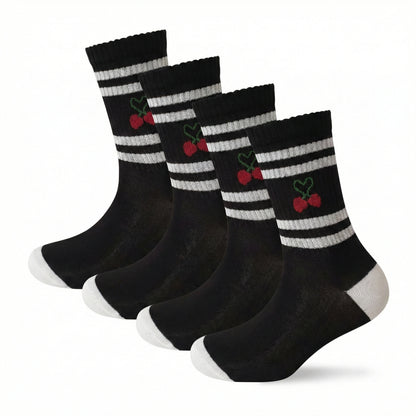 Motivsocken Cherry