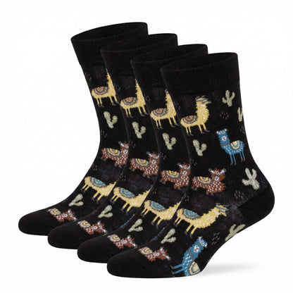 Motivsocken Lamas Bio Baumwolle