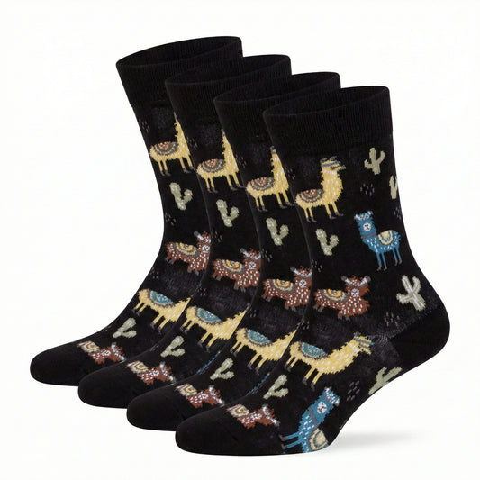 Motivsocken Lamas Bio Baumwolle
