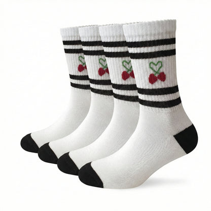 Motivsocken Cherry