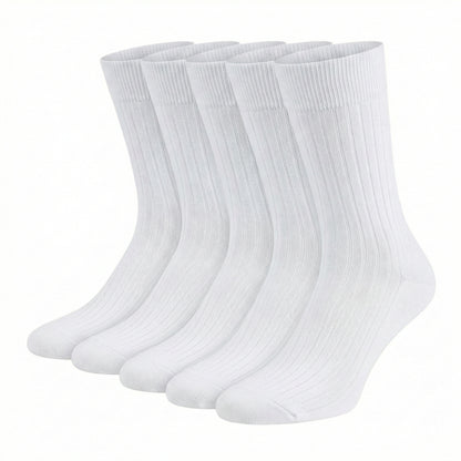 OP-Socken mit Rippe aus Bio Baumwolle Weiss