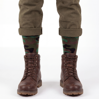 Camouflage Jagdsocke Bio-Baumwolle