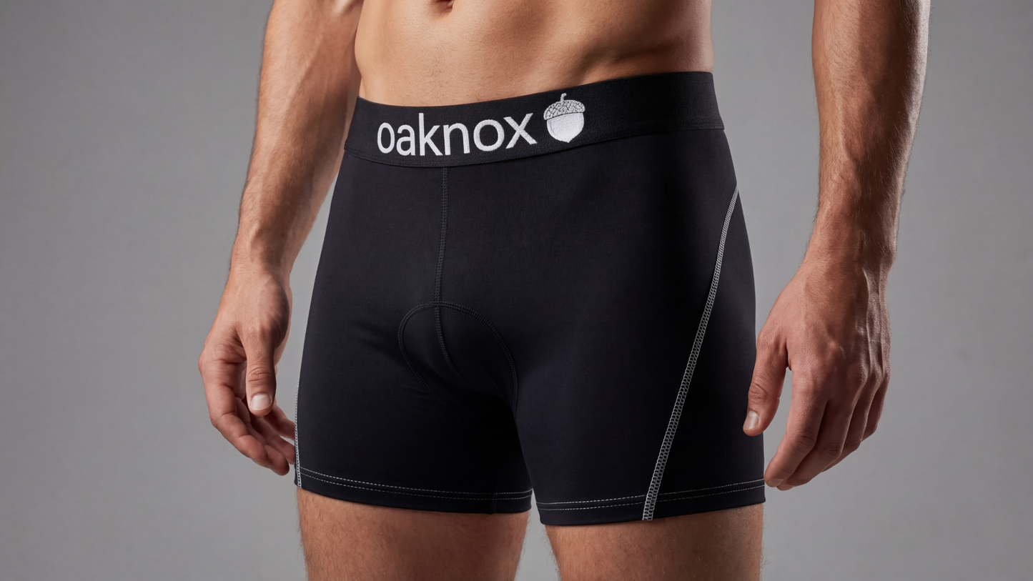 Radunterhose mit eingebautem antibakteriellen Sitzpolster