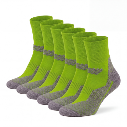 Bunte Trekking Socken kurz All Season Merino