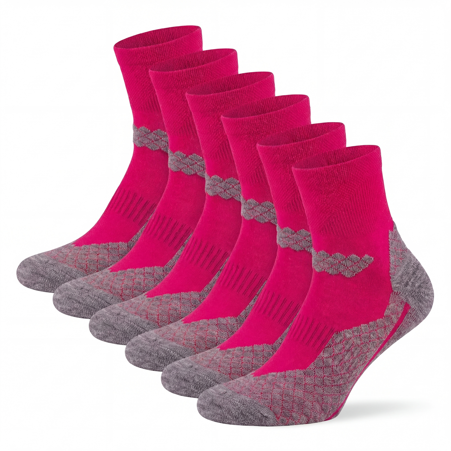 Bunte Trekking Socken kurz All Season Merino