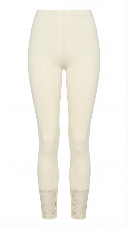 Damen Fashion Feinstrumpf-Legging Flower