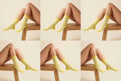 Bunte Ringelsocken 10 Farben Bio Baumwolle