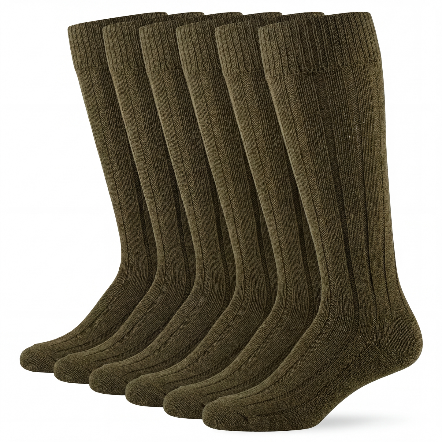 Kniebundstrumpf Merino Rippenmuster Jagd