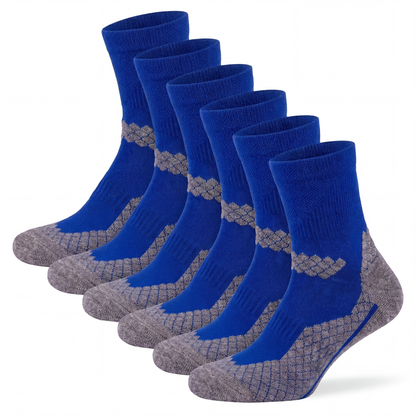 Bunte Trekking Socken kurz All Season Merino