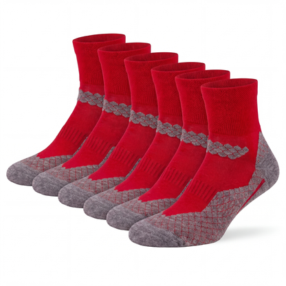 Bunte Trekking Socken kurz All Season Merino