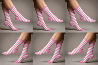 Bunte Ringelsocken 10 Farben Bio Baumwolle