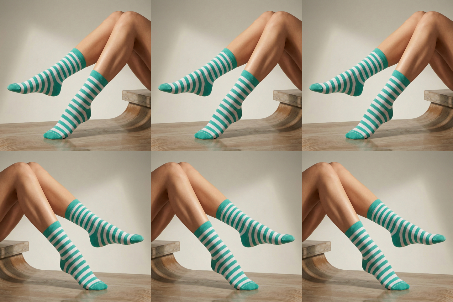 Bunte Ringelsocken 10 Farben Bio Baumwolle