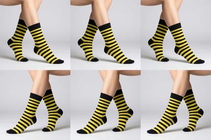 Bunte Ringelsocken 10 Farben Bio Baumwolle