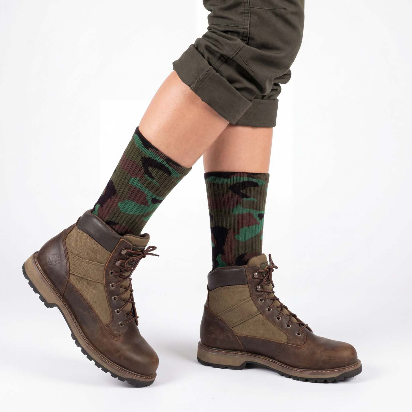 Camouflage Jagdsocke Bio-Baumwolle