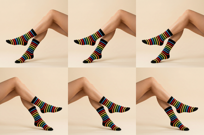 Multicolor Socken Bio Baumwolle