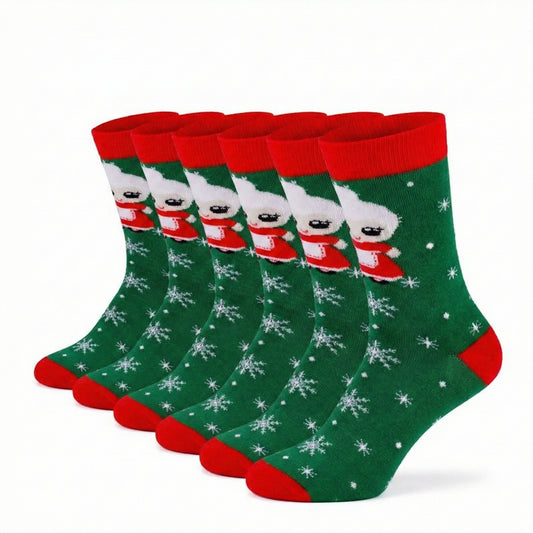 Ugly Christmas Socken "Weihnachtsfrau" Bio Baumwolle