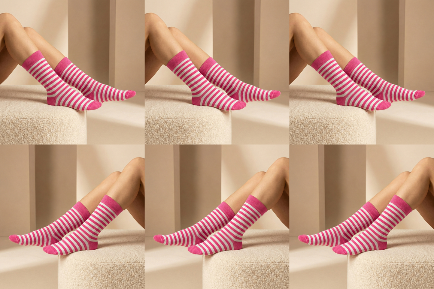 Bunte Ringelsocken 10 Farben Bio Baumwolle
