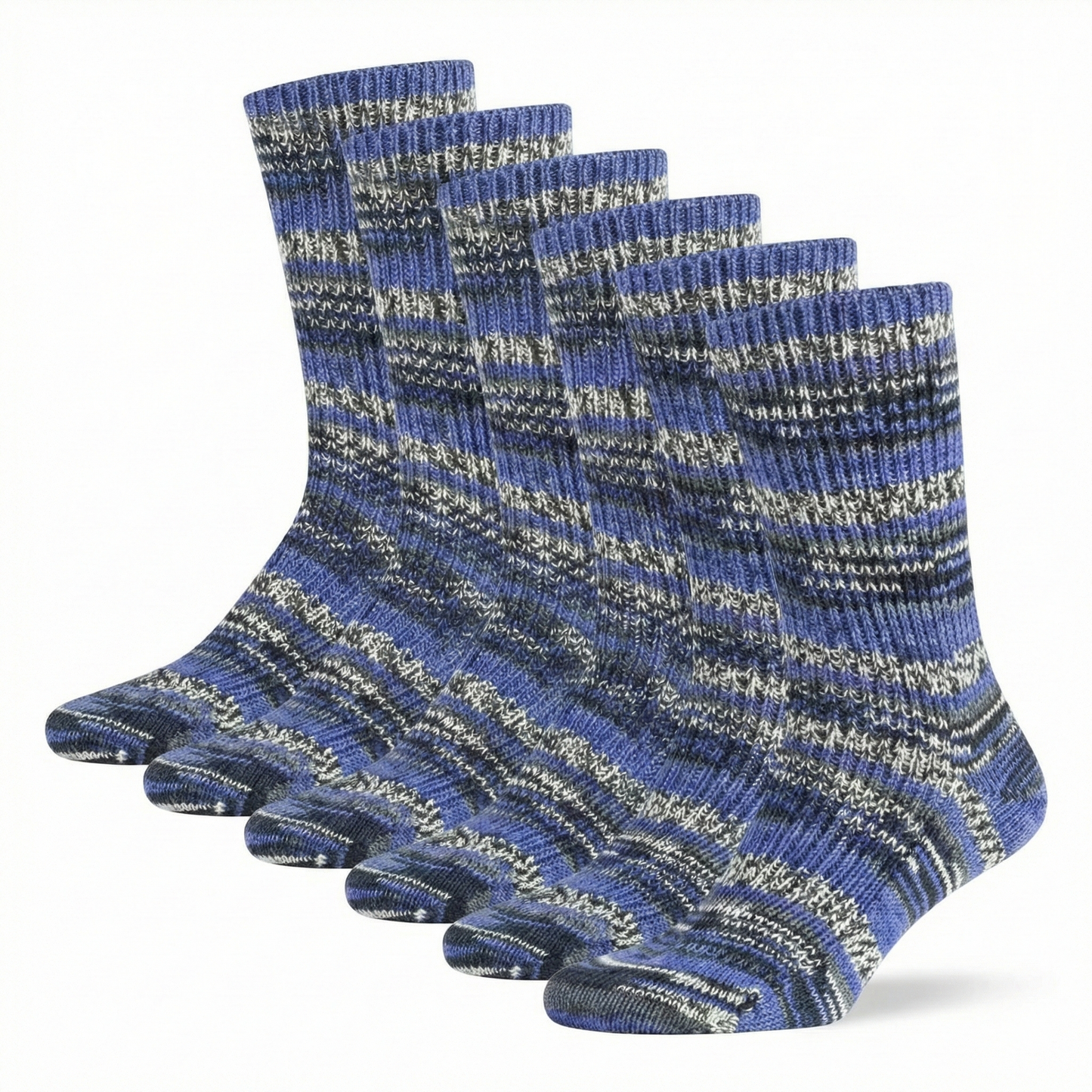 Bunte Handstrick Komfort-Socken