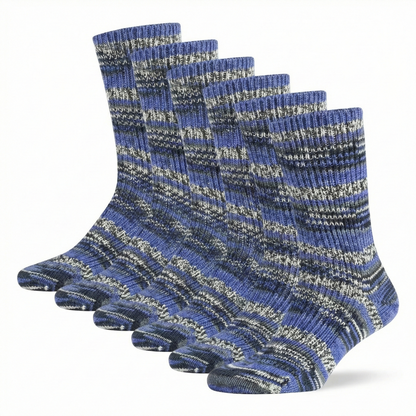 Bunte Handstrick Komfort-Socken