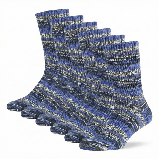 Bunte Handstrick Komfort-Socken