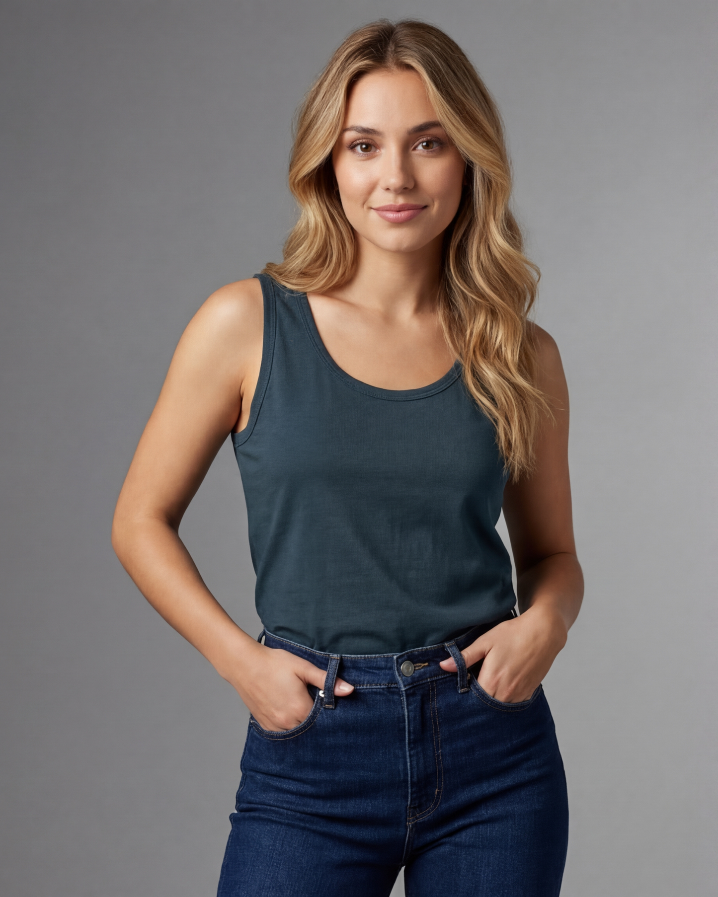 Baumwoll-Basic Top