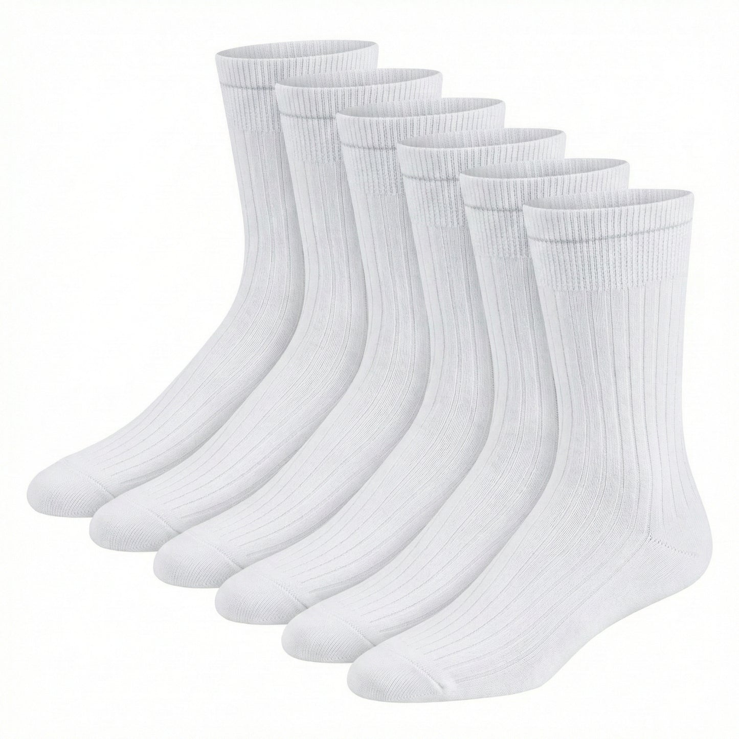OP-Socken mit Rippe aus Bio Baumwolle Weiss