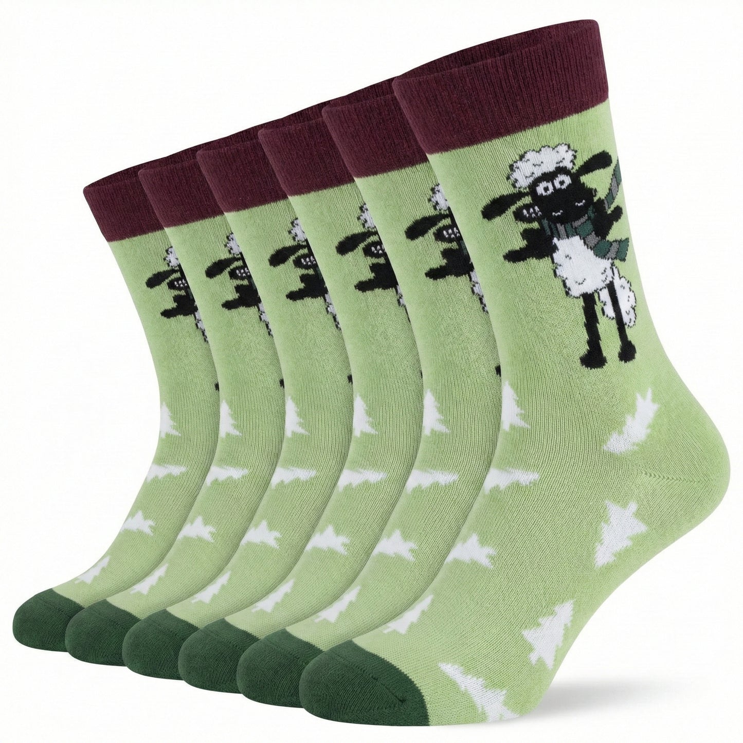 Kids - Shaun das Schaf Socken Tannenbaum Bio Baumwolle