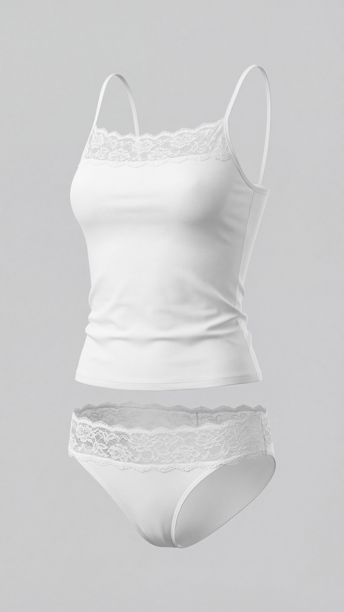 oaknox Damen Wäsche-Set Spitze Baumwolle