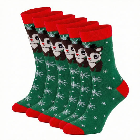 Ugly Christmas Socken "Rentier" Bio Baumwolle