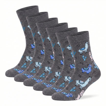 Motivsocken Lamas Bio Baumwolle