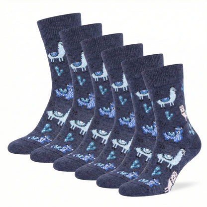 Motivsocken Lamas Bio Baumwolle