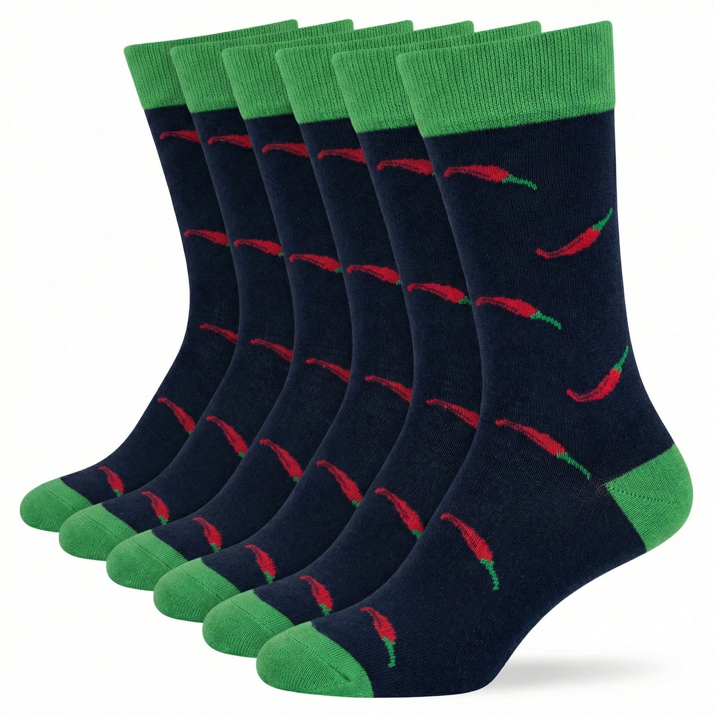 Motivsocken Chili Bio Baumwolle